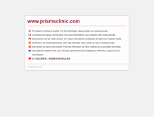 Tablet Screenshot of prismsclinic.com